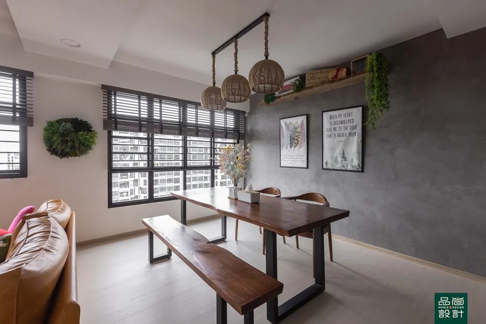 Dining area in Fernvale Rivergrove 4-room — interior by Noble Interior Design