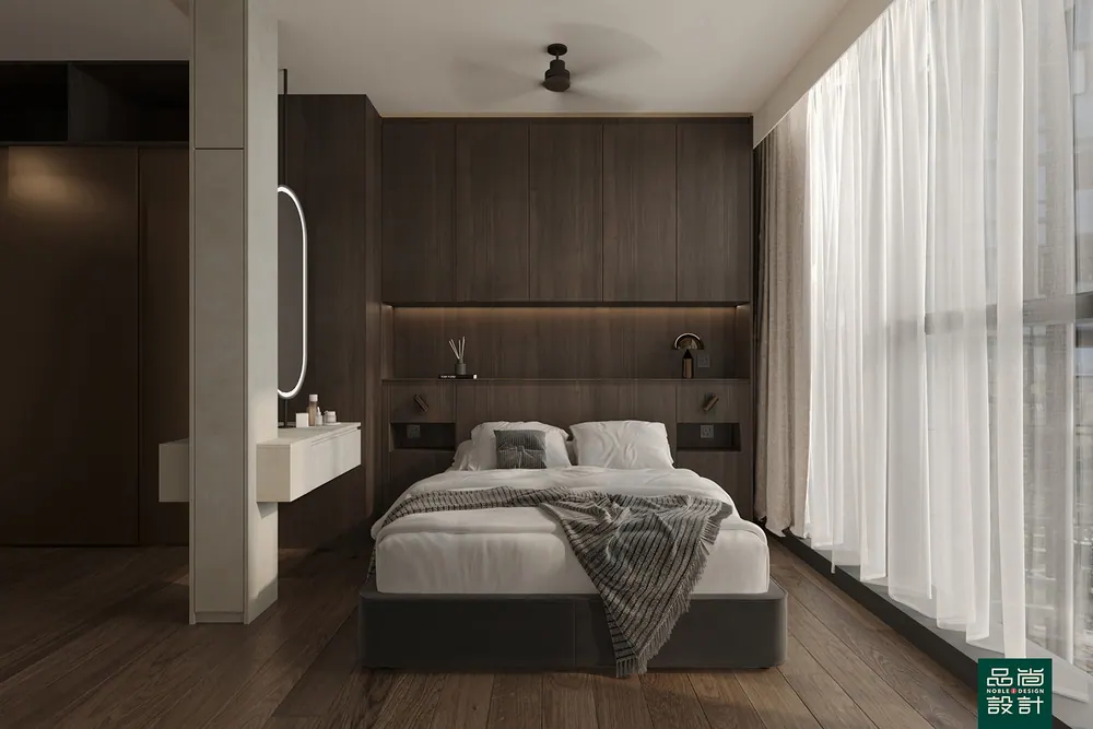 Master bedroom in Parc Clematis 5 Bedroom — interior by Noble Interior Design