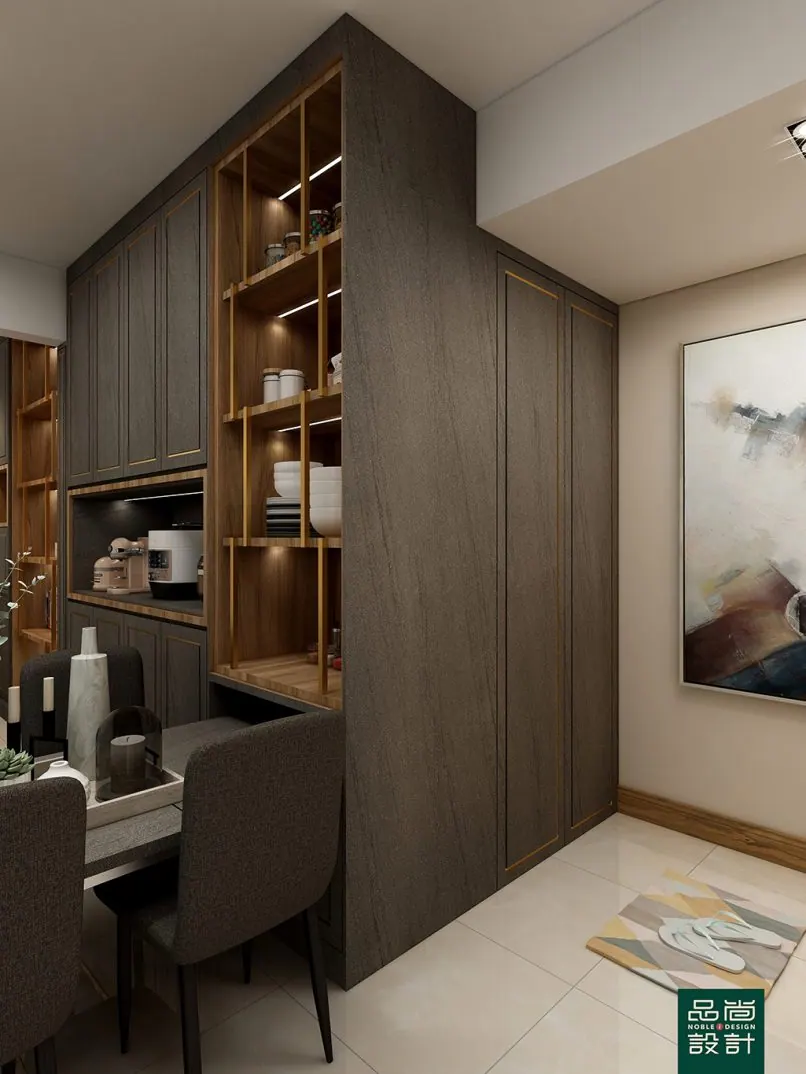 Living room in Gem Residences 3 Bedroom — interior by Noble Interior Design