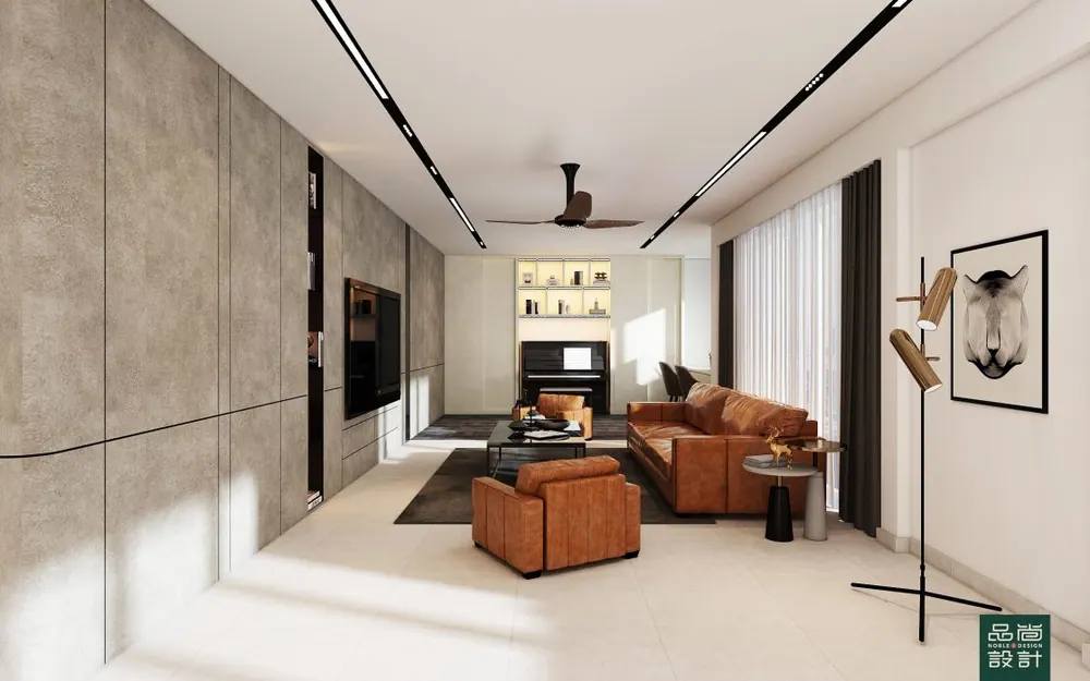 Living room in Jumbo Flat @ Bishan — interior by Noble Interior Design