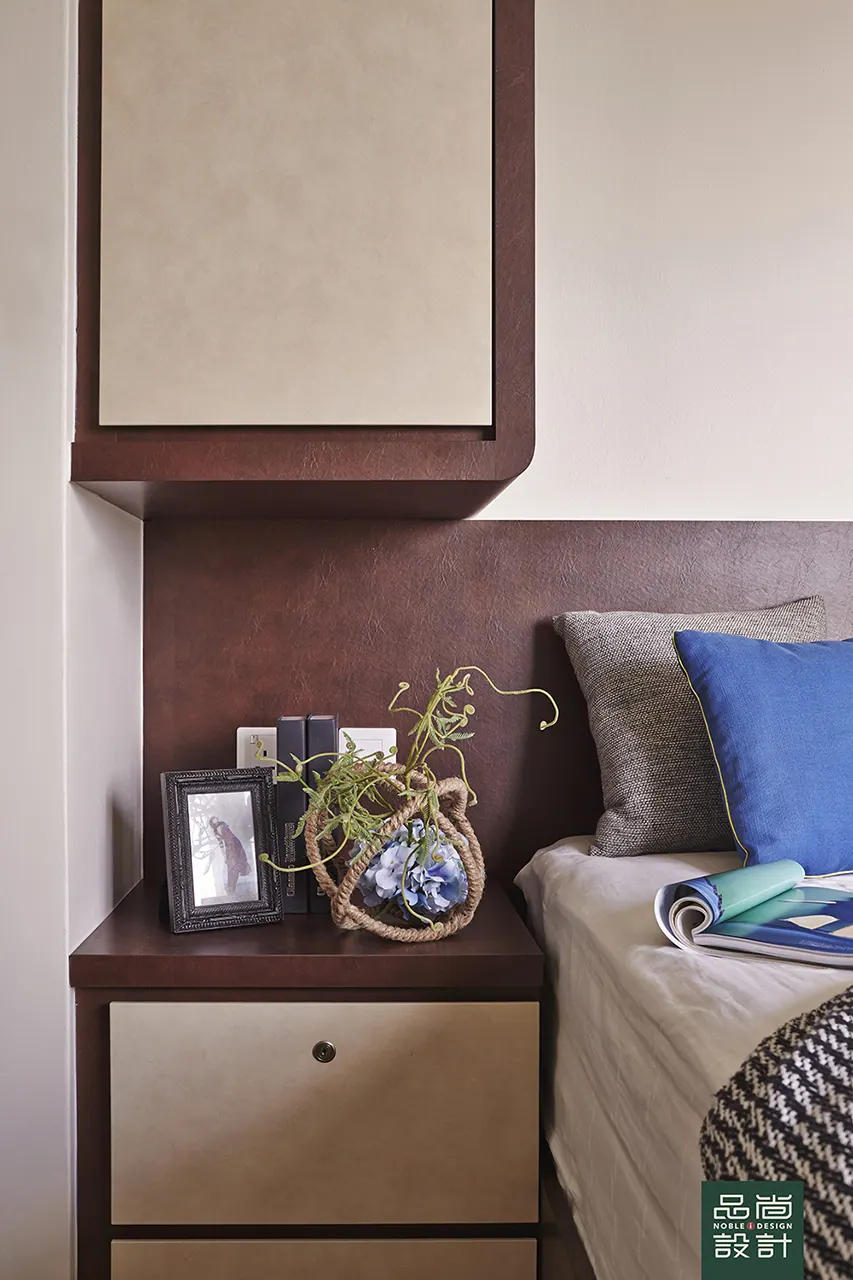 Master bedroom in Fortune Jade 3 Bedroom — interior by Noble Interior Design