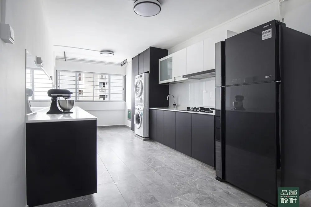 Kitchen in Yishun Gardens 3-room — interior by Noble Interior Design