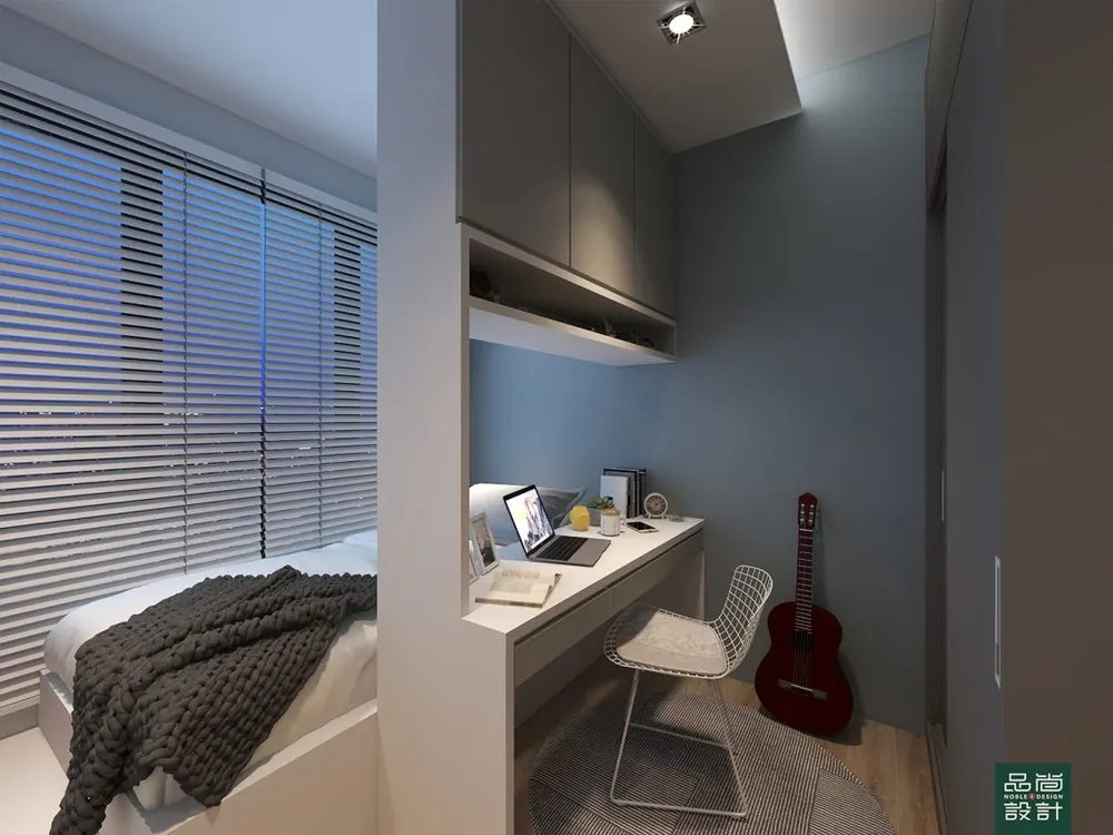 Bedroom in Hundred Palms Residences 3 Bedroom — interior by Noble Interior Design