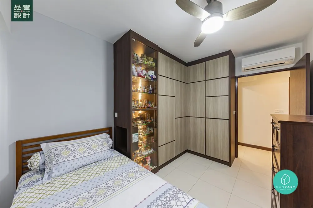 Bedroom in Fernvale Ridge 5-room — interior by Noble Interior Design