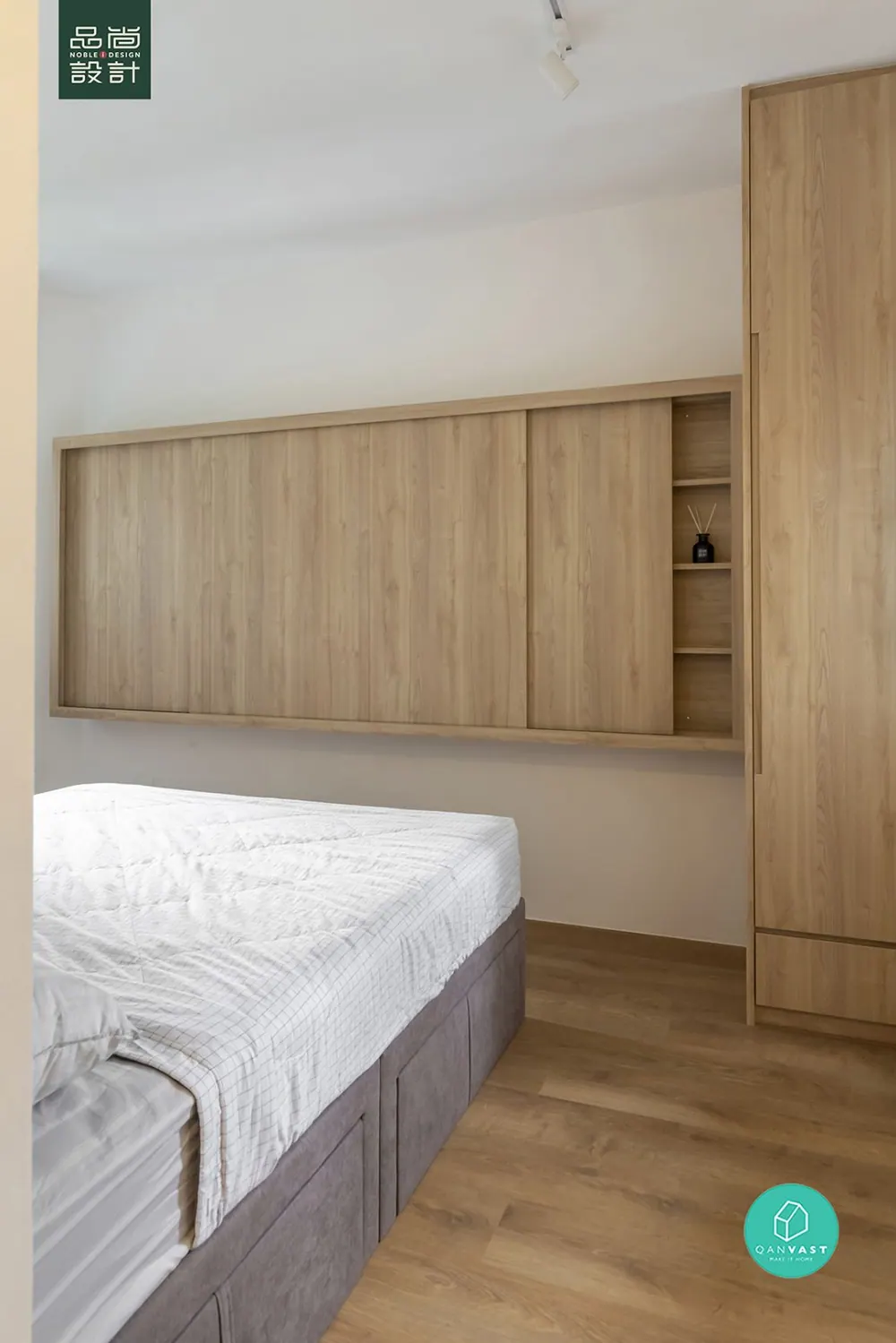 Bedroom in Farrer Park View 3-room — interior by Noble Interior Design