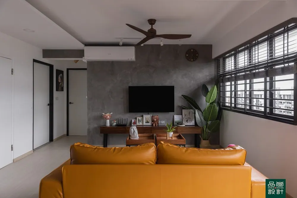Living room in Fernvale Rivergrove 4-room — interior by Noble Interior Design