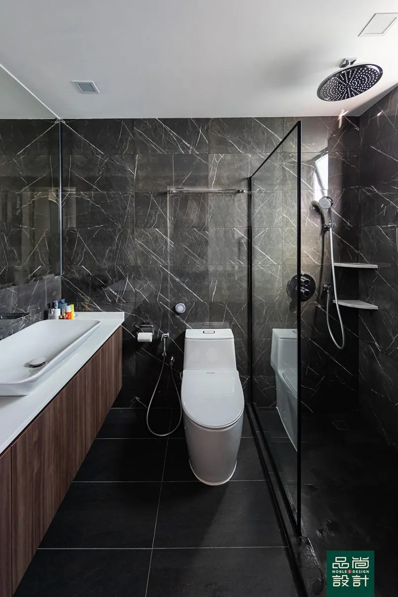 Bathroom in Fortune Jade 3 Bedroom — interior by Noble Interior Design