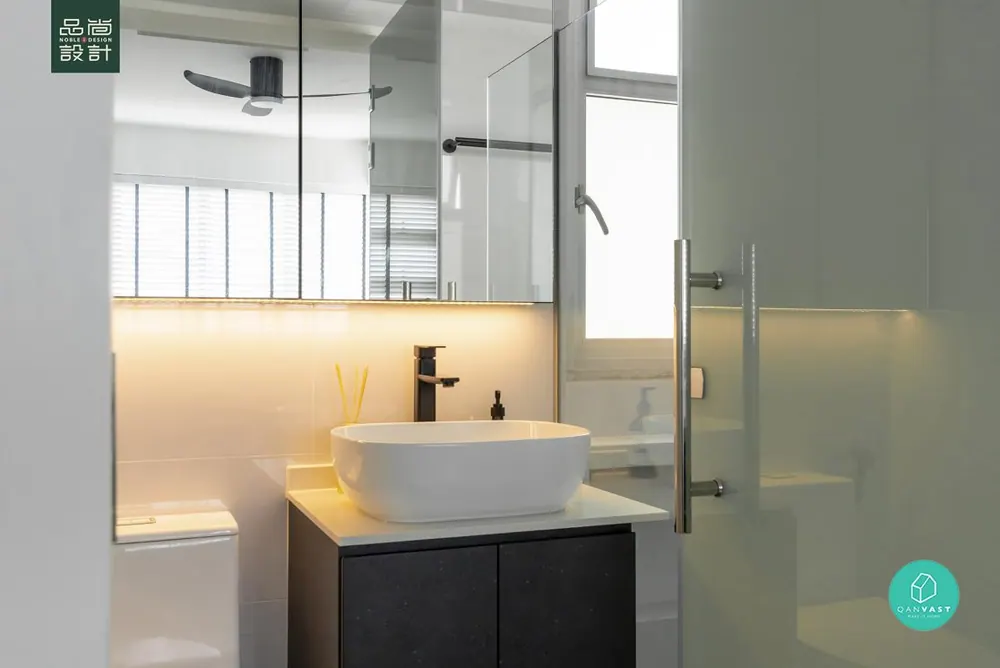 Bathroom in Tenteram Peak 4-room — interior by Noble Interior Design