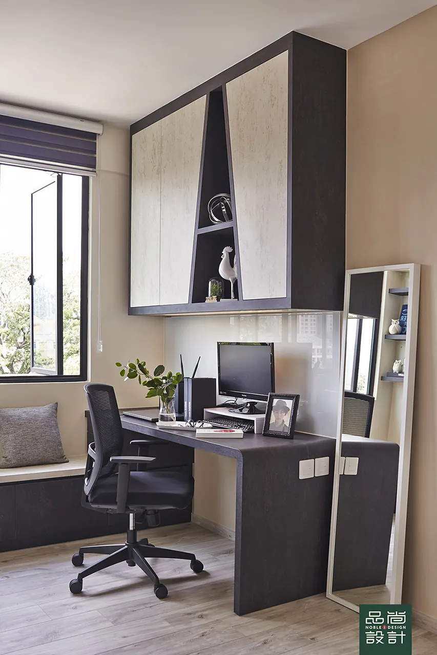 Study in Fortune Jade 3 Bedroom — interior by Noble Interior Design