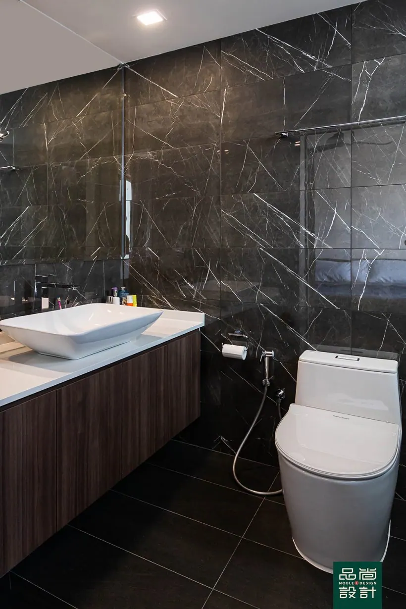 Bathroom in Fortune Jade 3 Bedroom — interior by Noble Interior Design