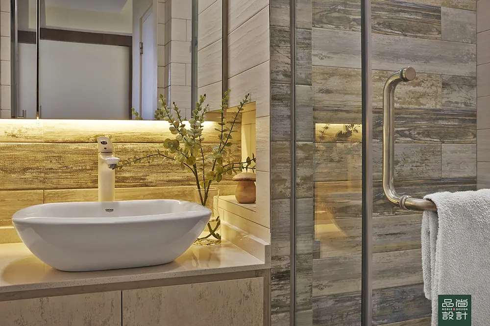 Bathroom in Fortune Jade 3 Bedroom — interior by Noble Interior Design