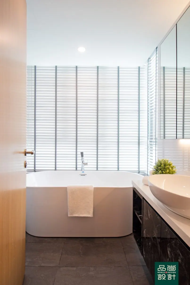 Bathroom in Kovan Melody 2 Bedroom — interior by Noble Interior Design