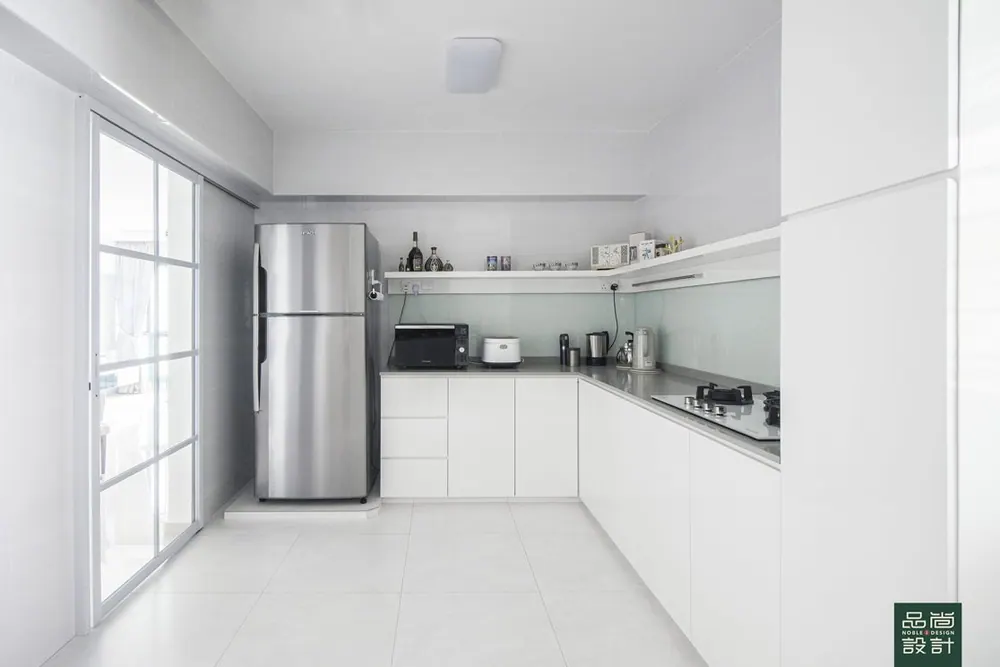 Kitchen in Admiralty Dr 4-room — interior by Noble Interior Design