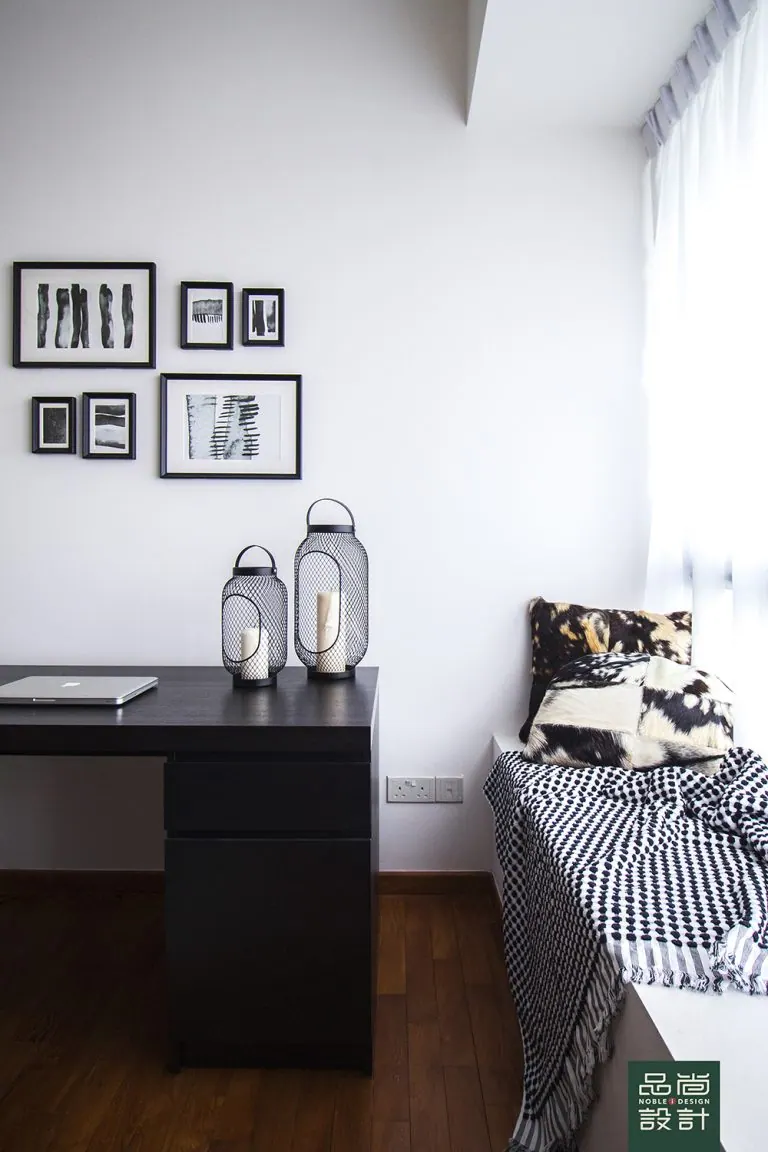 Study in Pavilion 11 3 Bedroom — interior by Noble Interior Design