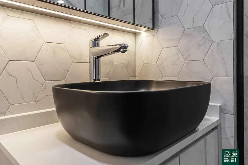 Bathroom in Fortune Jade 3 Bedroom — interior by Noble Interior Design