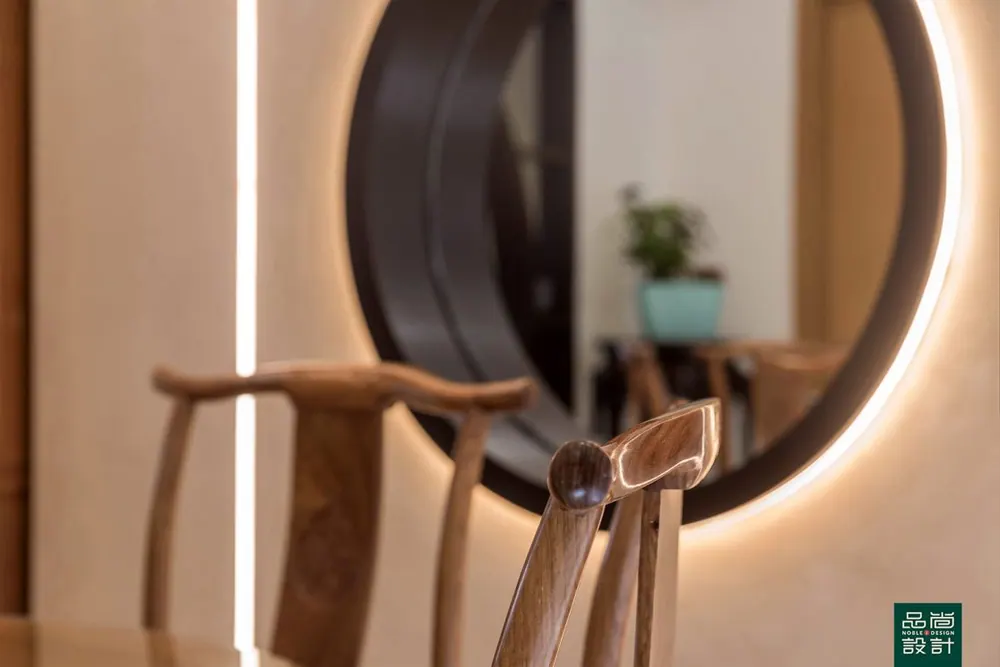 Dining area in Hillcrest Villa — interior by Noble Interior Design