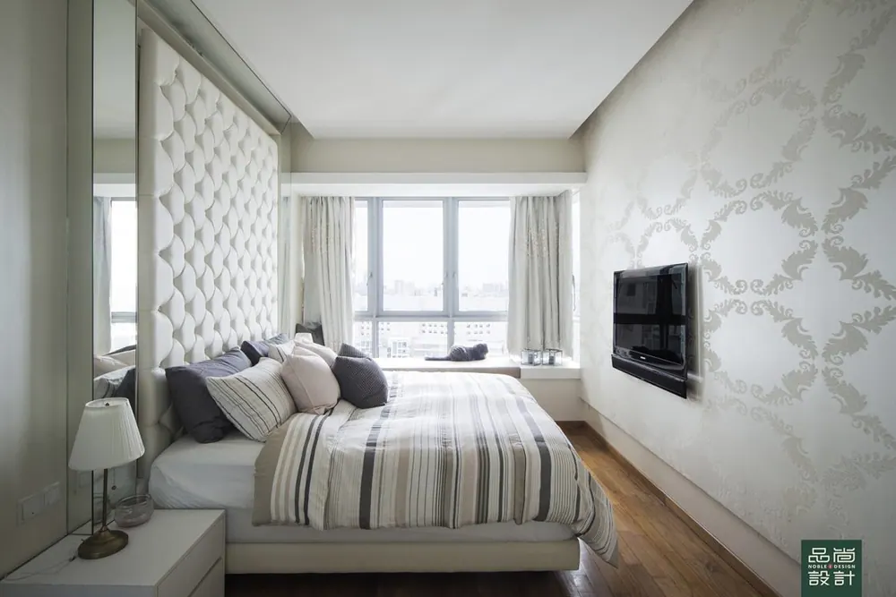Master bedroom in Pavilion 11 3 Bedroom — interior by Noble Interior Design
