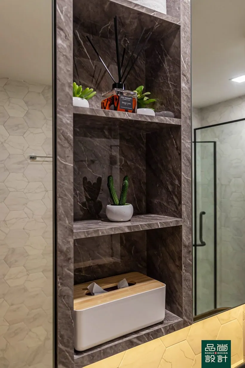 Bathroom in Fortune Jade 3 Bedroom — interior by Noble Interior Design