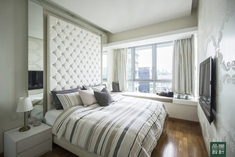 Master bedroom in Pavilion 11 3 Bedroom — interior by Noble Interior Design