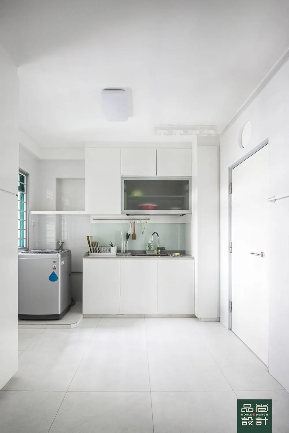 Kitchen in Admiralty Dr 4-room — interior by Noble Interior Design