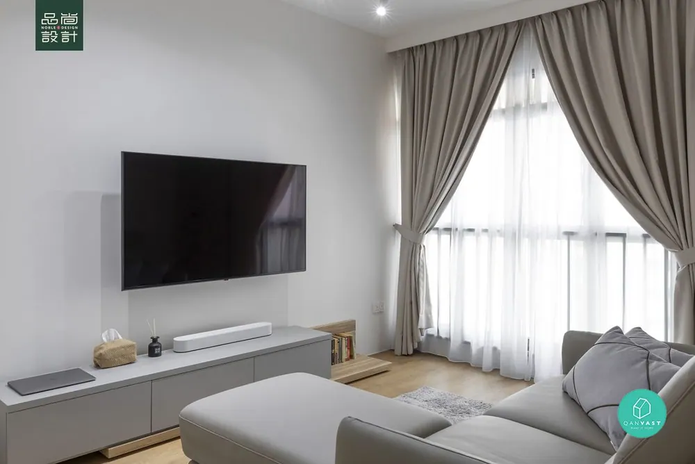 Living room in Farrer Park View 3-room — interior by Noble Interior Design