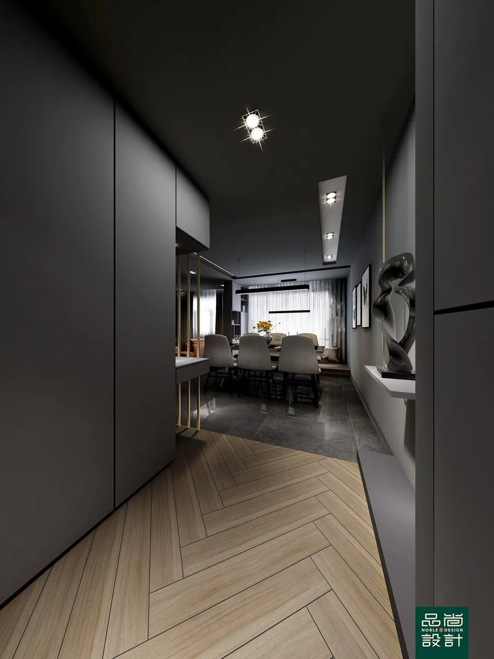 Entrance in GreenVerge – More than just a BTO — interior by Noble Interior Design