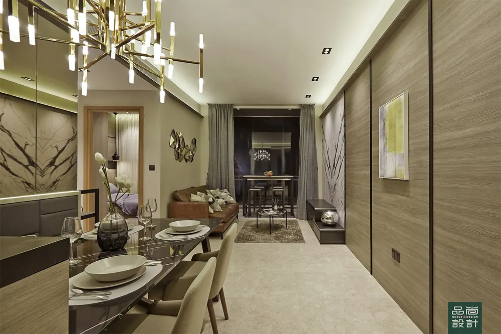 Living room in Jervois Treasures 2 Bedroom — interior by Noble Interior Design
