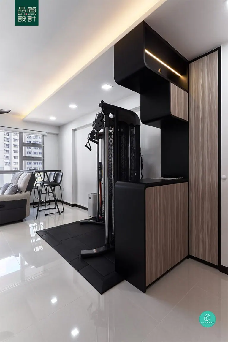 Entrance in Sun Natura @ Sembawang Crescent 2-room — interior by Noble Interior Design
