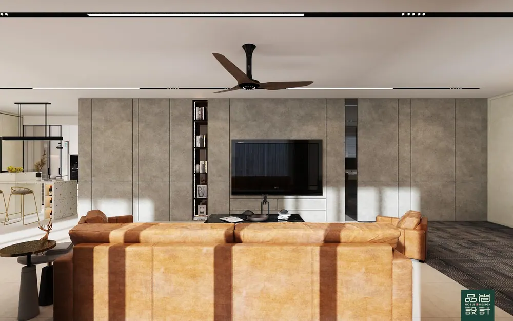 Living room in Jumbo Flat @ Bishan — interior by Noble Interior Design