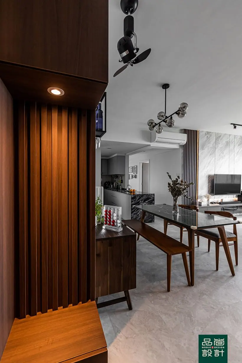 Entrance in Dunman Place 3 Bedroom — interior by Noble Interior Design