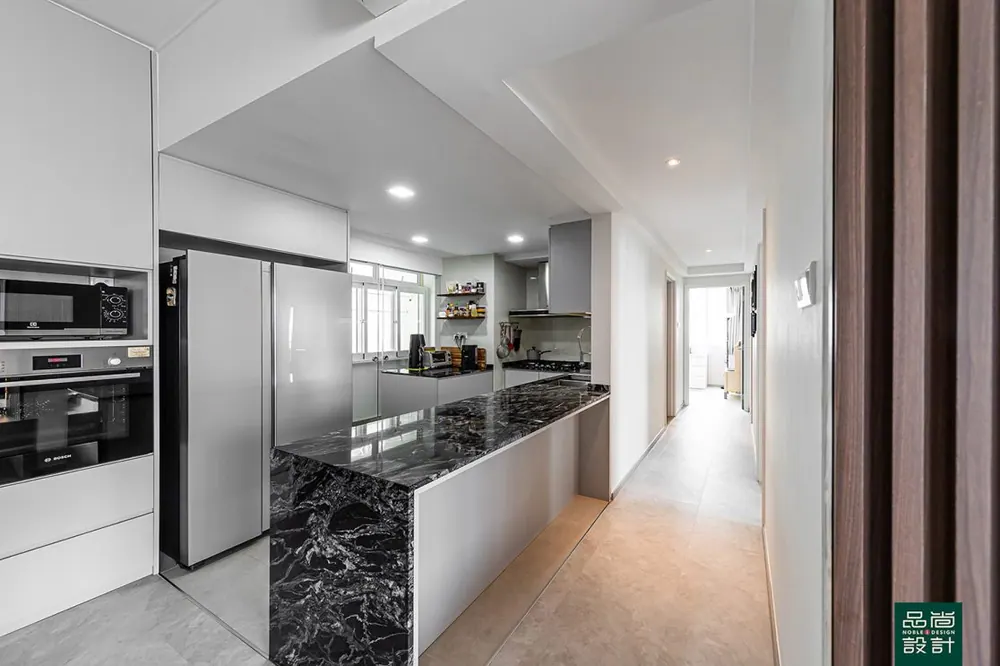 Kitchen in Dunman Place 3 Bedroom — interior by Noble Interior Design