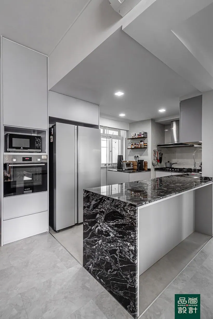 Kitchen in Dunman Place 3 Bedroom — interior by Noble Interior Design