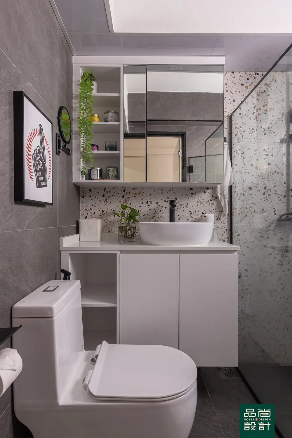 Bathroom in Fernvale Rivergrove 4-room — interior by Noble Interior Design