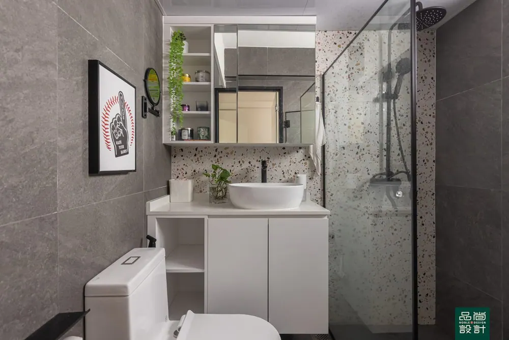 Bathroom in Fernvale Rivergrove 4-room — interior by Noble Interior Design