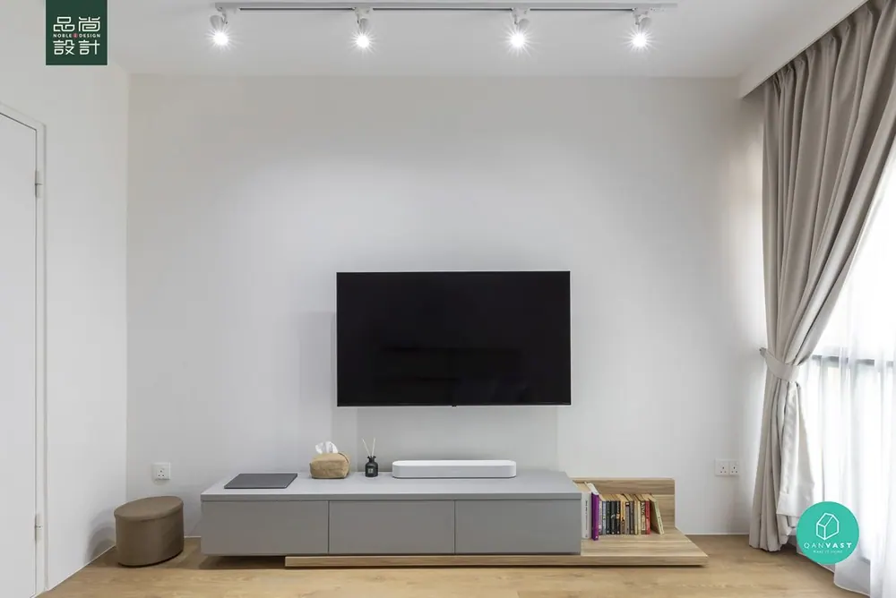 Living room in Farrer Park View 3-room — interior by Noble Interior Design