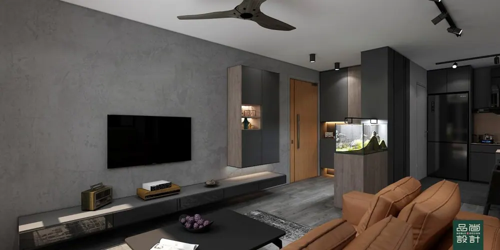 Living room in Punggol Edgefield Plains 4-room — interior by Noble Interior Design