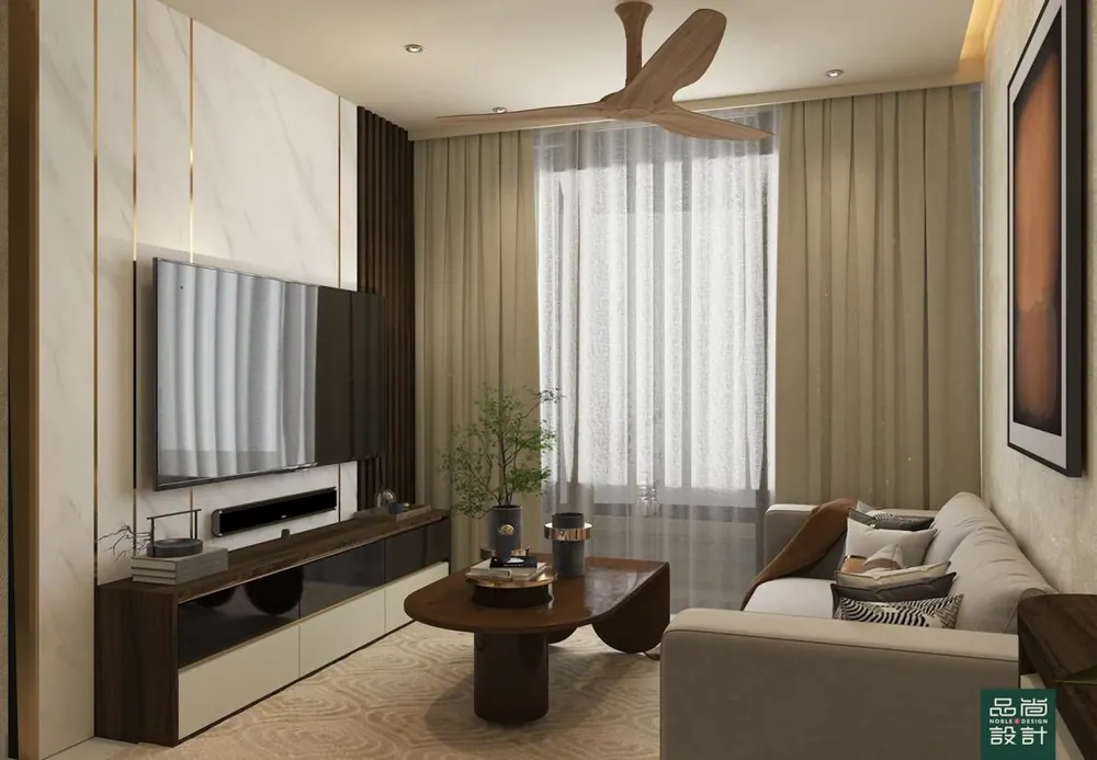 Living room in Stirling Residences 2+1 Bedroom — interior by Noble Interior Design