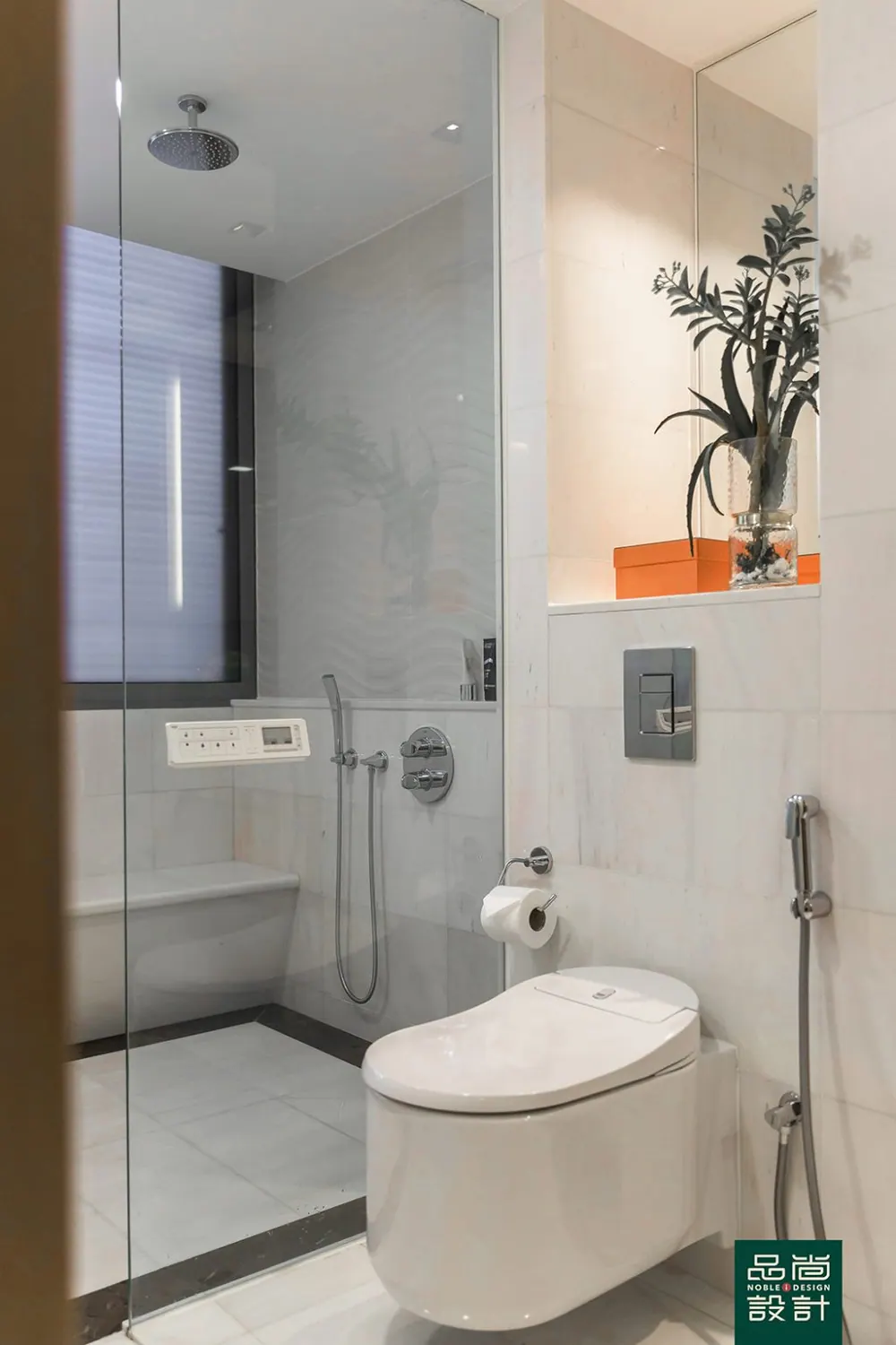 Bathroom in Hillcrest Villa — interior by Noble Interior Design