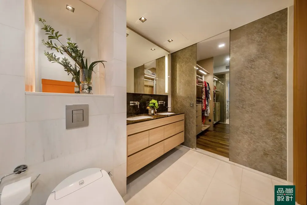 Bathroom in Hillcrest Villa — interior by Noble Interior Design