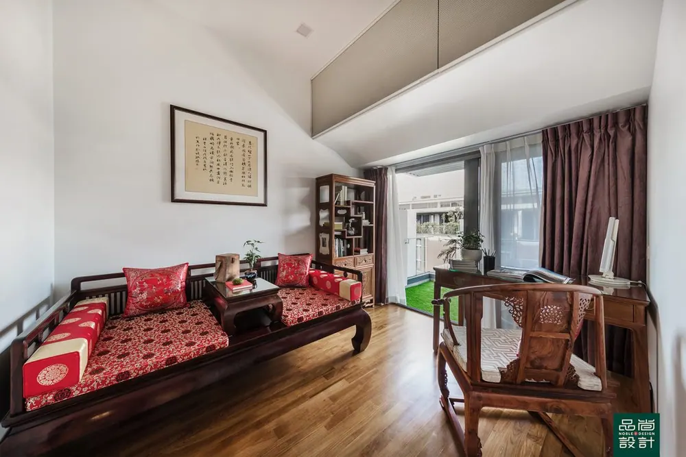 Study in Hillcrest Villa — interior by Noble Interior Design