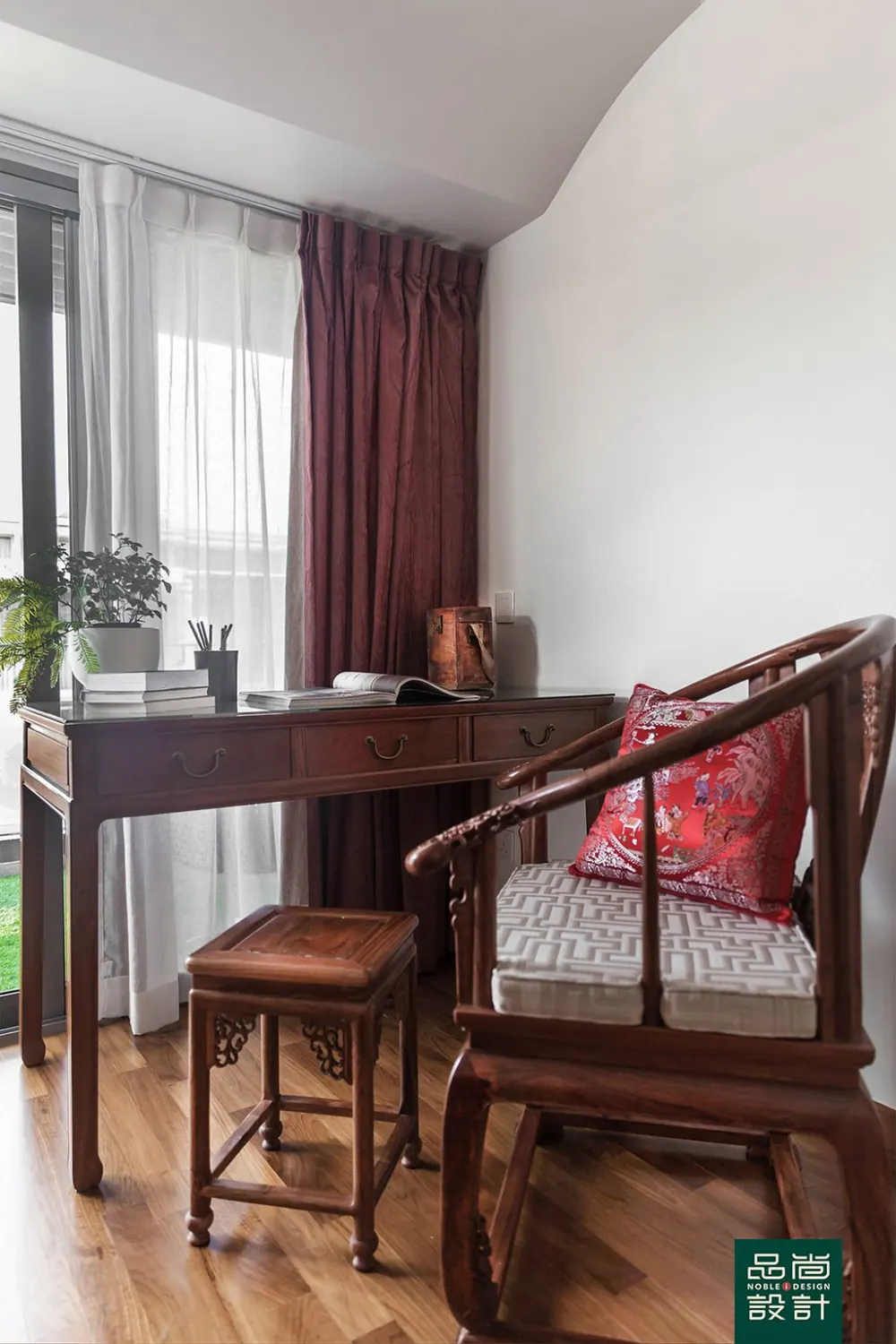 Study in Hillcrest Villa — interior by Noble Interior Design