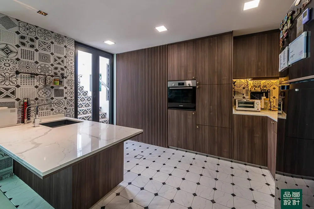 Kitchen in Fortune Jade 3 Bedroom — interior by Noble Interior Design