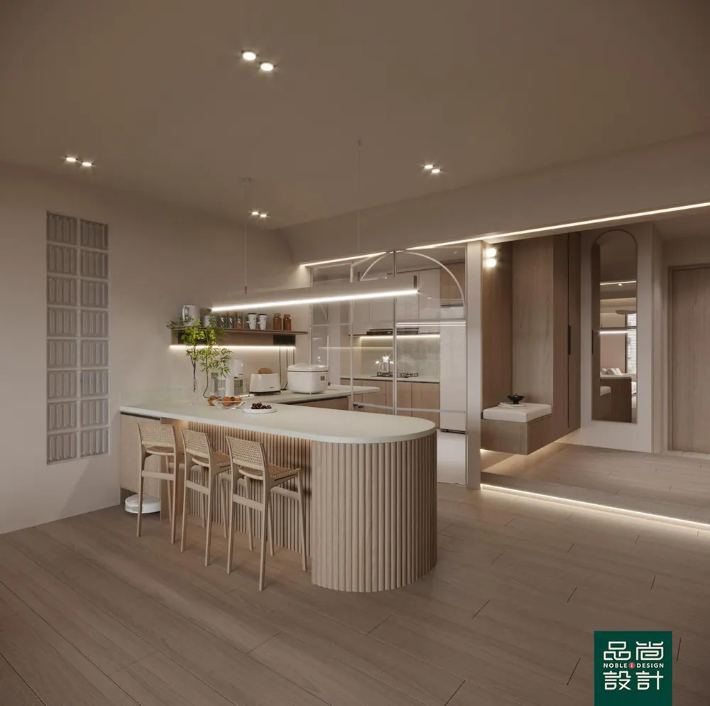 Dining area in Fragrant Woods 5-room — interior by Noble Interior Design