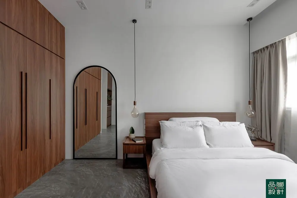 Master bedroom in GreenVerge @ Tampines 4-room — interior by Noble Interior Design