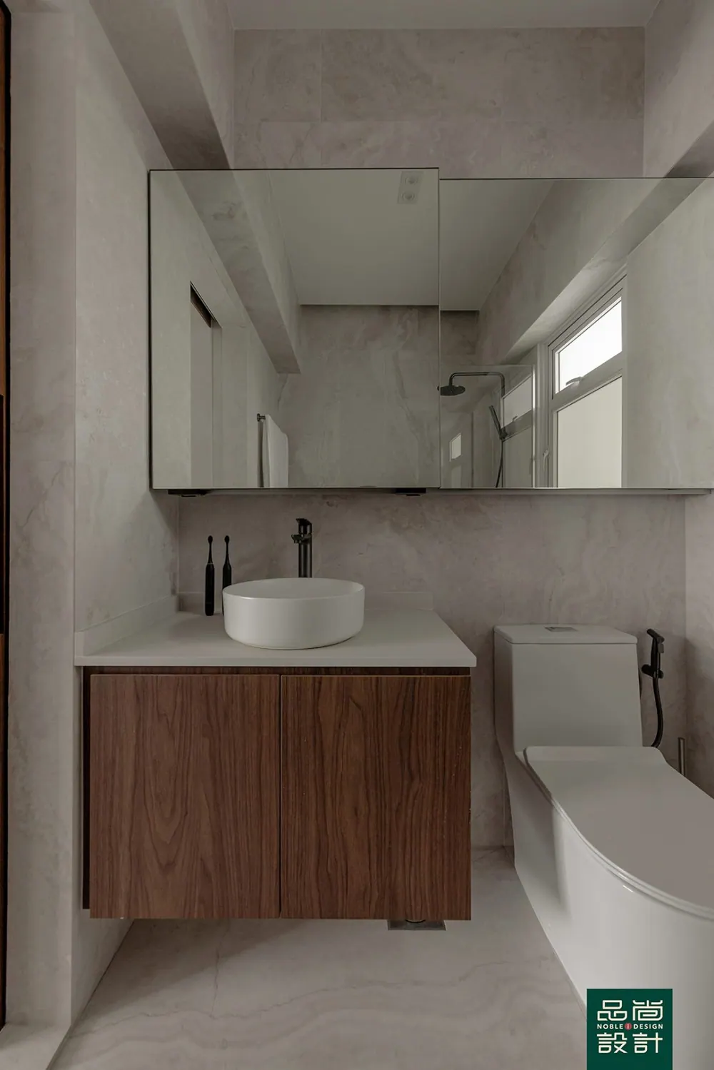 Bathroom in GreenVerge @ Tampines 4-room — interior by Noble Interior Design