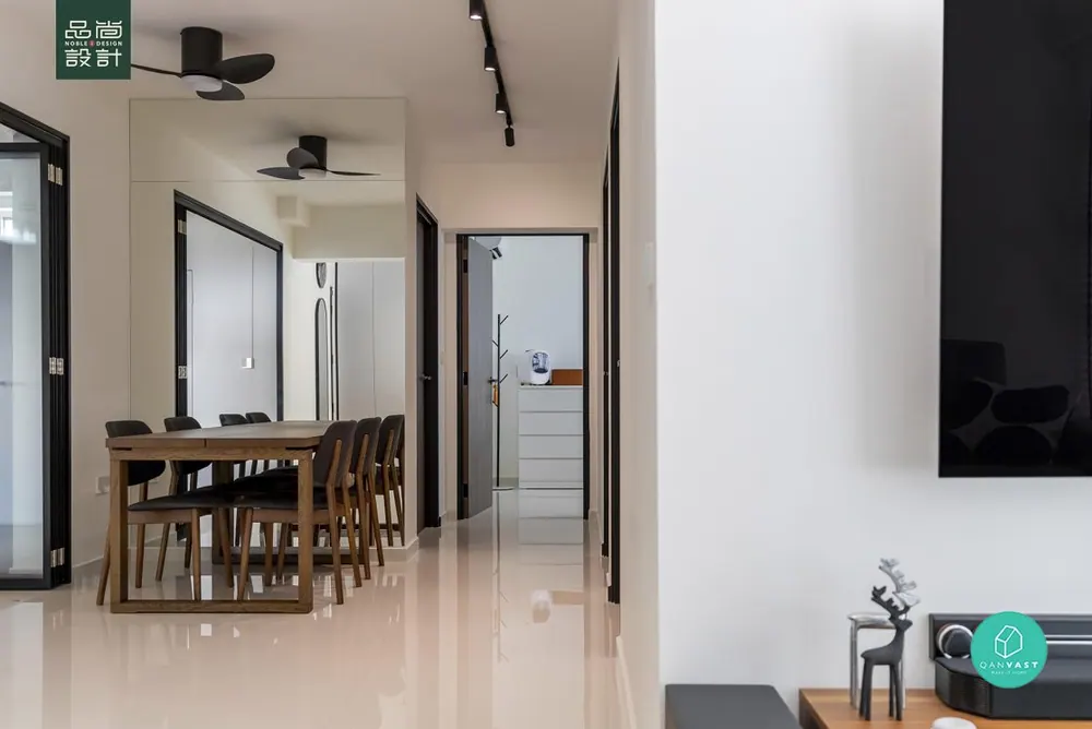 Dining area in Tenteram Peak 4-room — interior by Noble Interior Design
