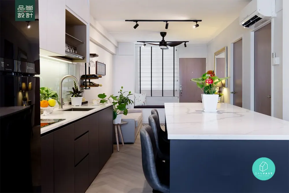 Kitchen in Toa Payoh Court 3-room — interior by Noble Interior Design