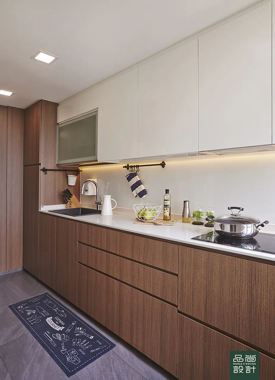 Kitchen in Fortune Jade 3 Bedroom — interior by Noble Interior Design