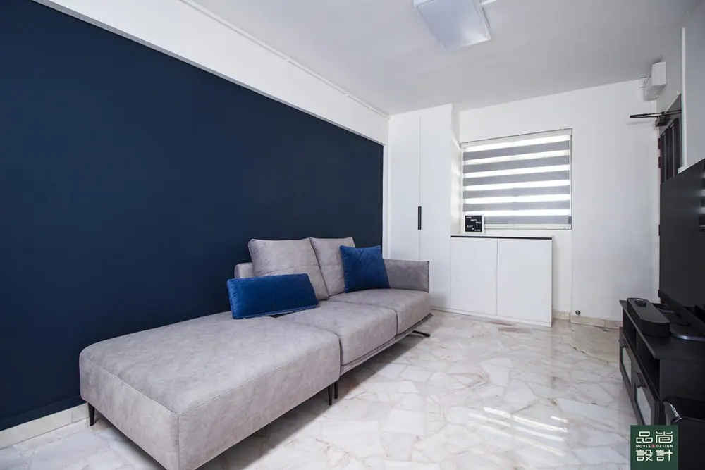 Living room in Yishun Gardens 3-room — interior by Noble Interior Design