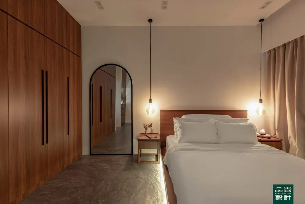 Master bedroom in GreenVerge @ Tampines 4-room — interior by Noble Interior Design